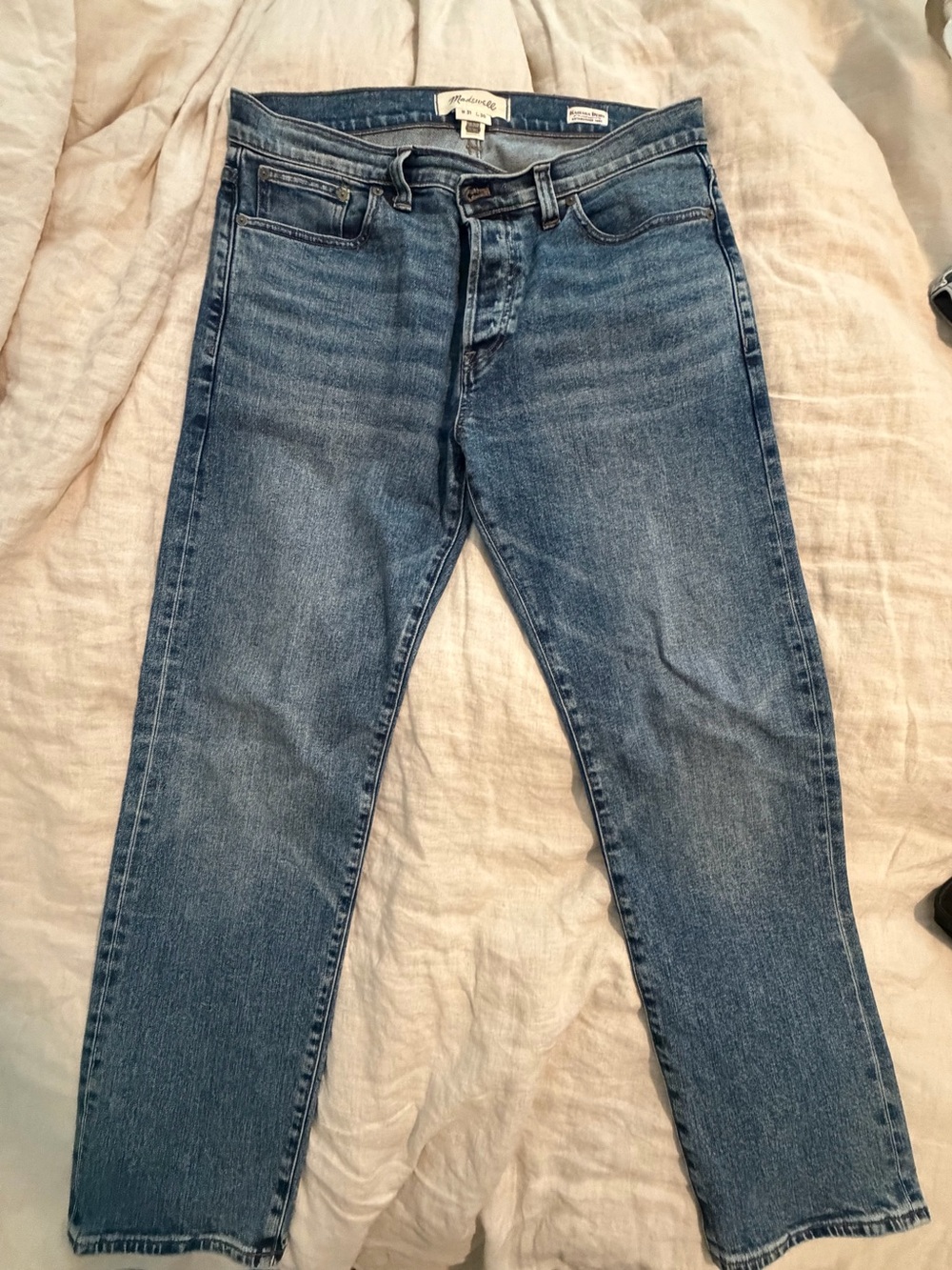 Madewell Selvedge 1991 Straight Jeans 31x30